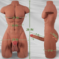35LB male torso sex doll with big penis | PPunson